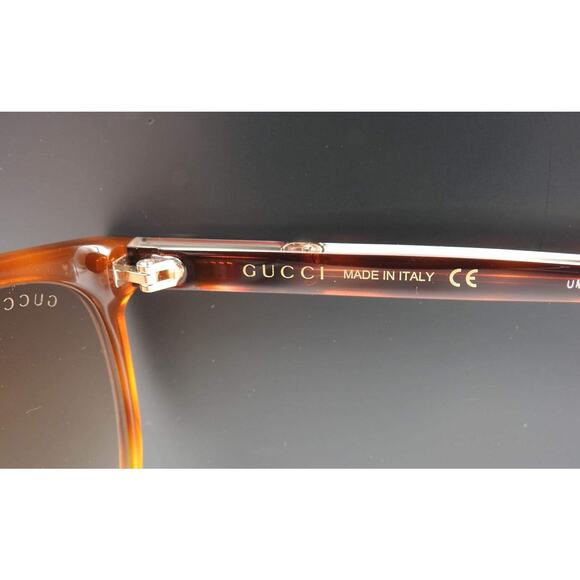 Gucci Designer Cat Eye Sunglasses Tortoise Havana/Brown Gradient Lens GG0377SK